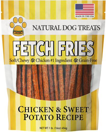 Fetch Fries - Chicken & Sweet Potato Fries (5 oz)