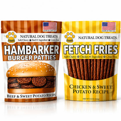 Chicken and Sweet Potato Dog Treats, Soft Chicken Jerky for Small and Large Breeds, Naturally Healthy, Made in The USA (5 oz)
