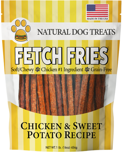 Fetch Fries - Chicken & Sweet Potato Fries (5 oz)